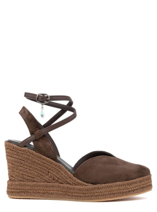 Γυναικείες δερμάτινες εσπαντρίγιες κατασκευασμένες από δέρμα suede υψηλής ποιότητας KOMIS & KOMIS.