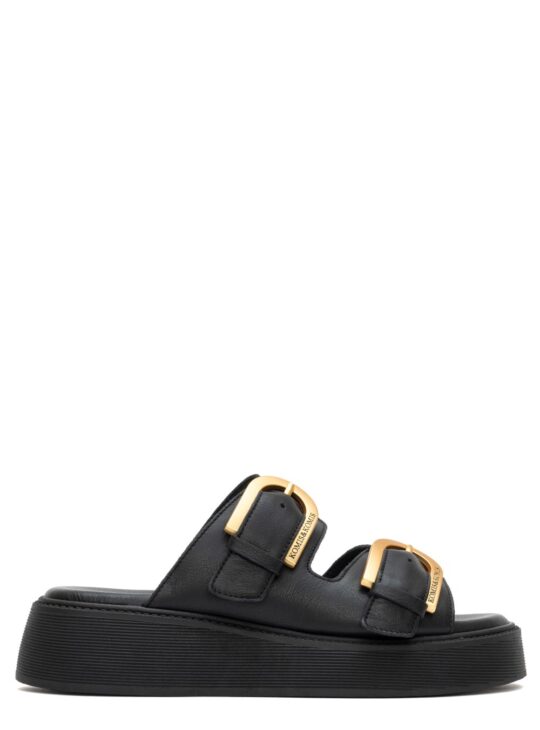 Γυναικεία flatform σανδάλια κατασκευασμένα από δέρμα υψηλής ποιότητας εσωτερικά και εξωτερικά,με άνετο μαλακό πάτο KOMIS &KOMIS.