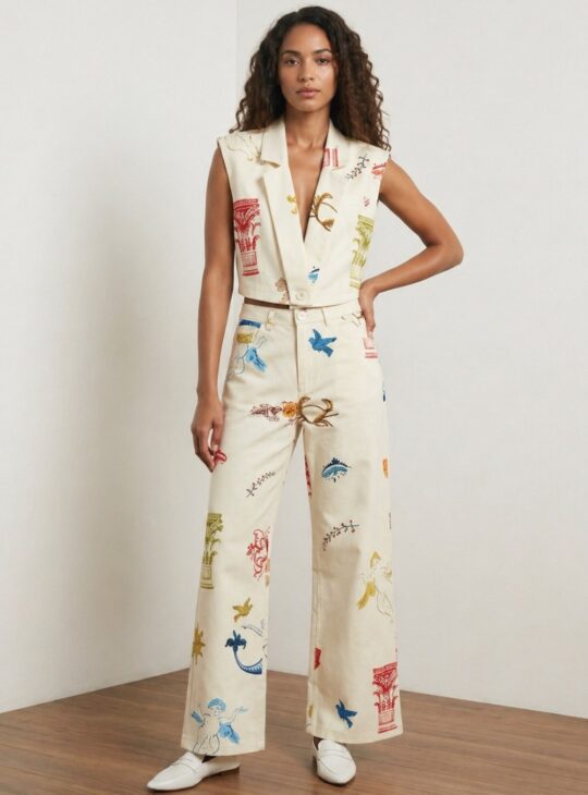 NEW AGE Εμπριμέ Παντελόνι MATEO