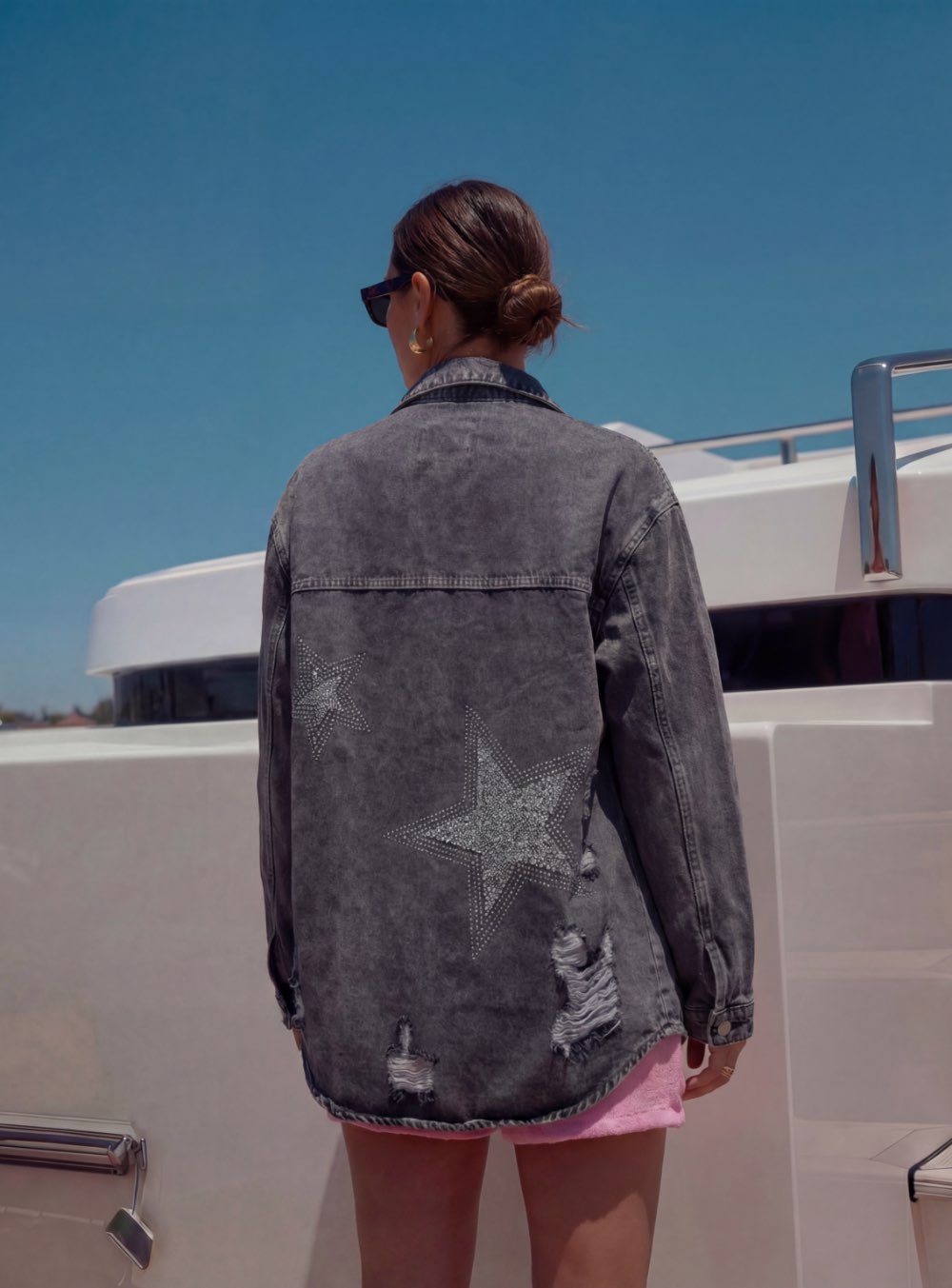 SORENA ΓΚΡΙ ΤΖΙΝ ΜΠΟΥΦΑΝ STARS||SORENA HANDMADE