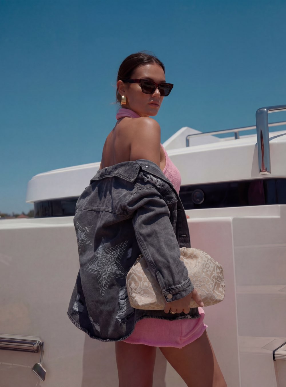 SORENA ΓΚΡΙ ΤΖΙΝ ΜΠΟΥΦΑΝ STARS||SORENA HANDMADE