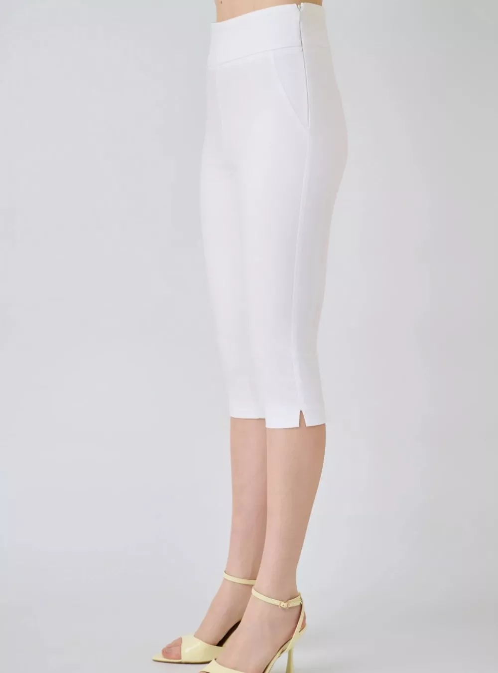 DESIREE Ελαστικό Παντελόνι WHITE - Image 2